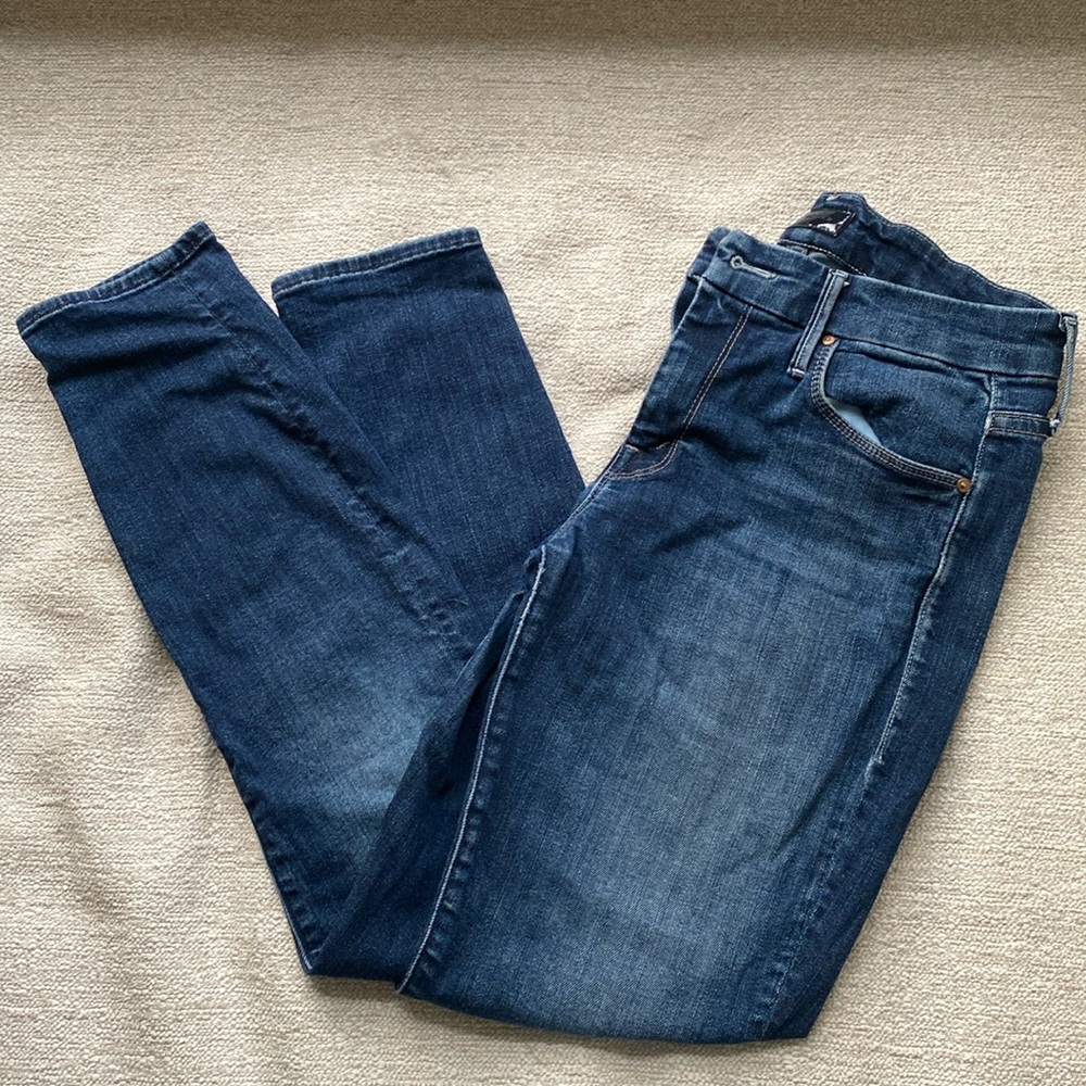 MOTHER The Looker Crop in Here Kitty Kitty, size 27